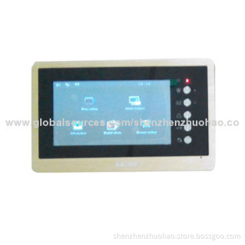 Multi-apartment TCP/IP Video Door Phone System with 8-zone Alarm, Supports Flat to Flat Intercom